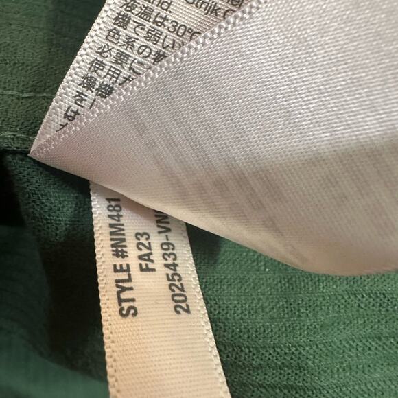 Madewell Men’s Corduroy Easy Long Sleeve Shirt Green Medium NWT - Picture 8 of 9